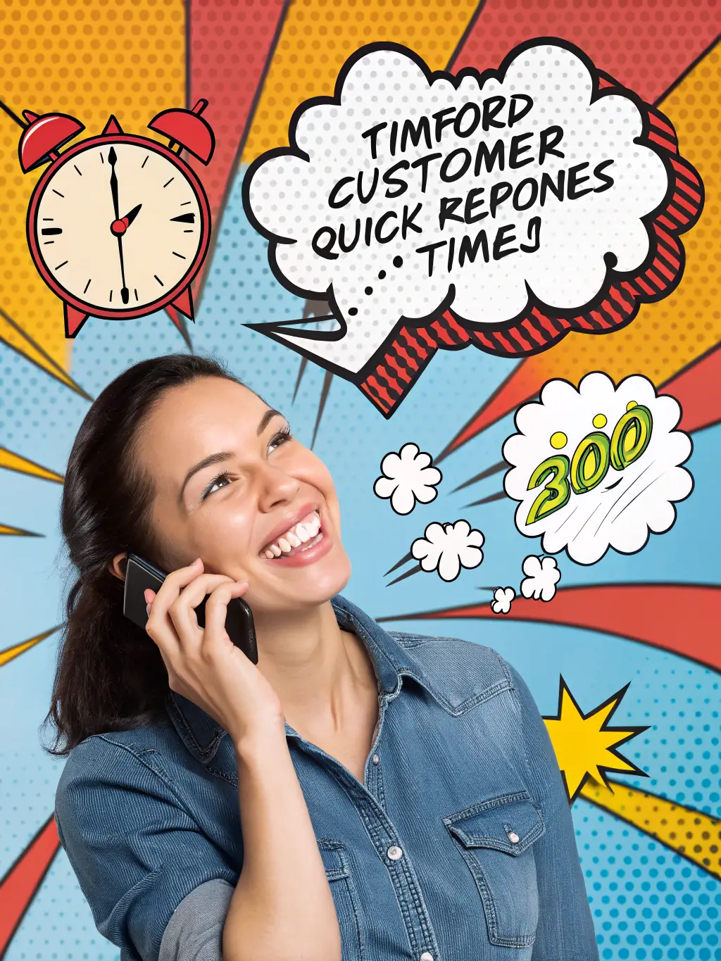 A graphic showing a customer smiling and giving a thumbs up, with Zola's logo subtly incorporated into the design, representing enhanced customer satisfaction.